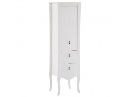 Oasi Casa - Koupelnová skříňka vysoká Elisabeth - bílá - 45x157x36 cm