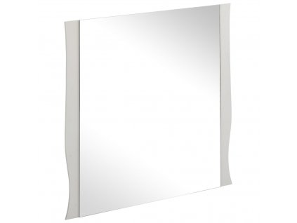 COMAD - Zrcadlo Elisabeth - bílá - 80x80x2 cm