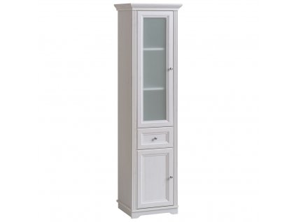 Oasi Casa - Koupelnová skříňka vysoká Palace White - bílá - 49x190x43 cm