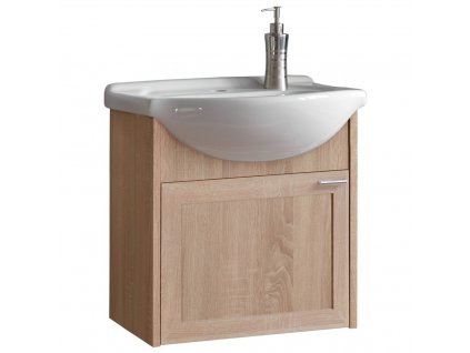 COMAD - Koupelnová skříňka pod umyvadlo Piano Sonoma - přírodní - 48x53x30 cm