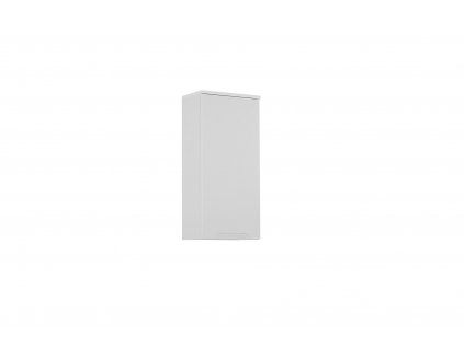 Via Domo - Koupelnová skříňka horní Galaxy White - bílá - 35x75x20 cm