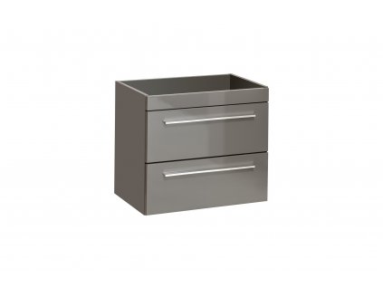 COMAD - Koupelnová skříňka pod umyvadlo Twist Grey - šedá - 60x52x39 cm