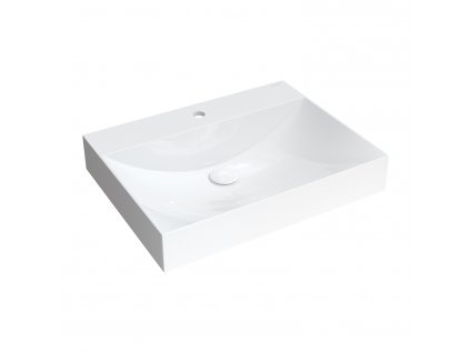 OMNIRES - NAXOS countertop/nástěnný basv Marble+, 60 x 46 cm