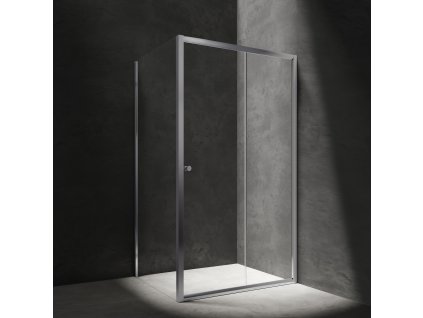 OMNIRES - Sprchový kout s posuvnými dveřmi Bronx - obdélníkový - 140 x 90 cm
