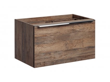 COMAD - Koupelnová skříňka pod umyvadlo Santa Fe Oak - hnědá - 60x46x46 cm