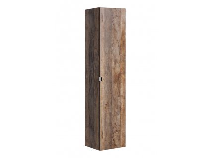 Oasi Casa - Koupelnová skříňka vysoká Santa Fe Oak - hnědá - 35x160x33 cm