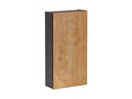 Oasi Casa - Koupelnová skříňka horní Monako Grey - šedá - 40x75x16 cm