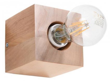 Nástěnná lampa - Ariz - dřevo