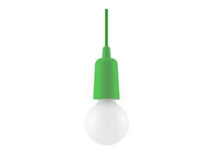 Závěsná lampa - Diego 1 - zelená