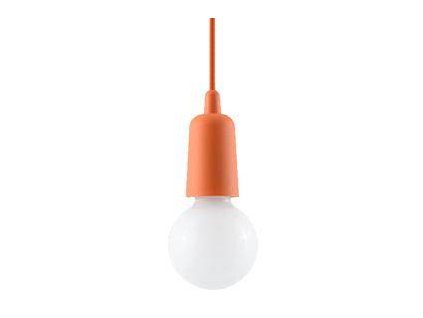 Závěsná lampa - Diego 1 - oranžová