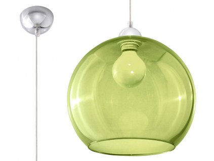 Závěsná lampa - Ball - zelená