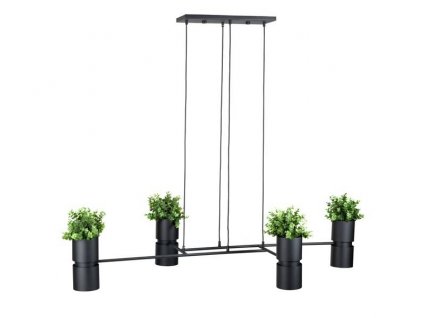 Závěsná lampa - Kukkia - černá