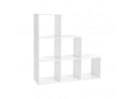 Etagere escalier 6 casiers LBC63WT 1