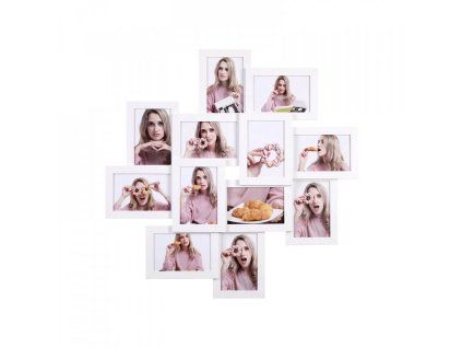 Fotorámeček - bílá - 66,3x66,3 cm
