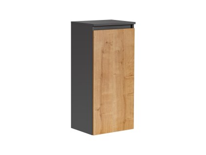 Oasi Casa - Koupelnová skříňka nízká Monako Grey 40 cm - šedá/dub