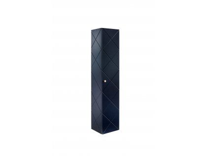 Oasi Casa - Koupelnová skříňka vysoká Elegance Blue - modrá - 35x170x33 cm