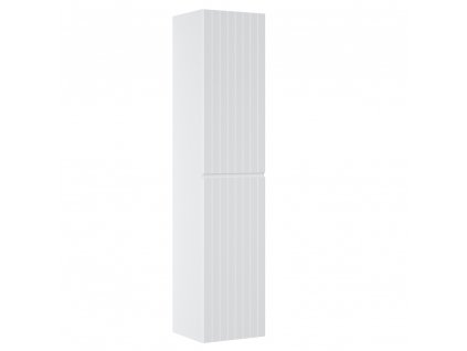 Oasi Casa - Koupelnová skříňka vysoká Iconic White - bílá - 35x160x33 cm