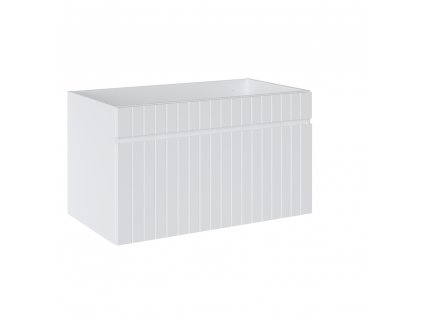 Oasi Casa - Koupelnová skříňka pod umyvadlo Iconic White - bílá - 80x46x46 cm