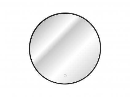 Via Domo - LED zrcadlo Luna - černá - 60x60 cm