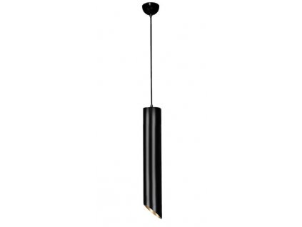 Toolight - Závěsná stropní lampa Tube - černá - APP573-1CP