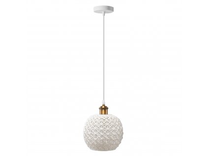 Toolight - Závěsná stropní lampa Bars - bílá - APP1007-1CP