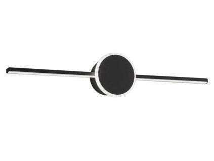 Toolight - Nástěnná lampa Round LED - černá - APP850-1W