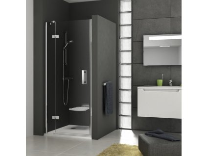 Ravak - Sprchové dveře dvoudílné SmartLine SMSD2-100 A levá - chrom, transparentní sklo