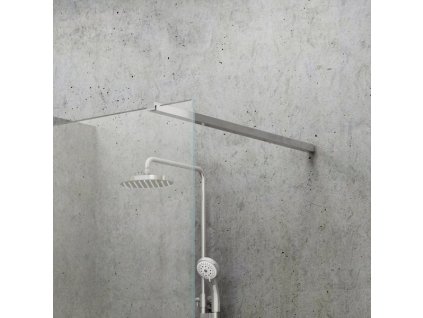 Ravak - Set kovových částí pro sprchové kouty Walk-In Wall, Corner - lesklý Alubright