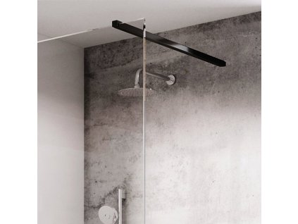 Ravak - Set kovových částí pro sprchové kouty Walk-In Wall, Corner - černá