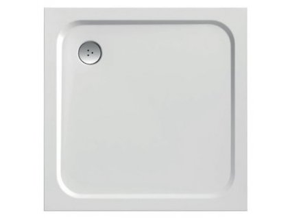 Ravak - Čtvercová sprchová vanička Perseus Pro Chrome 80x80 cm - bílá