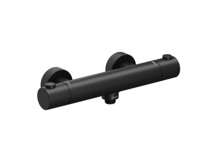 Ravak - Termostatická sprchová nástěnná baterie Puri 150 mm - černá