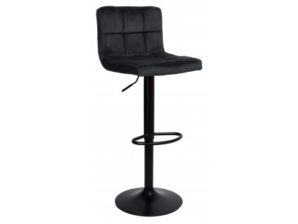 Via Domo - Barová židle Pero - černá - 40x107x35 cm