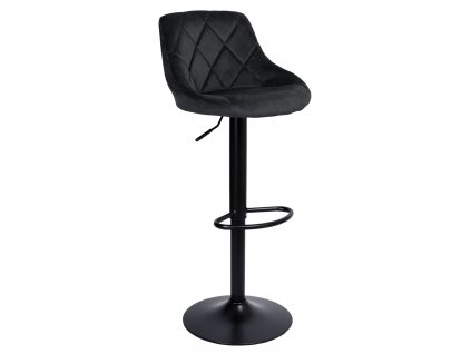 Oasi Casa - Barová židle Lago - černá - 47x105x37 cm
