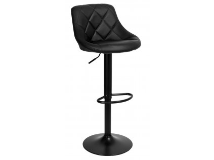Oasi Casa - Barová židle Soglia - černá - 47x105x37 cm