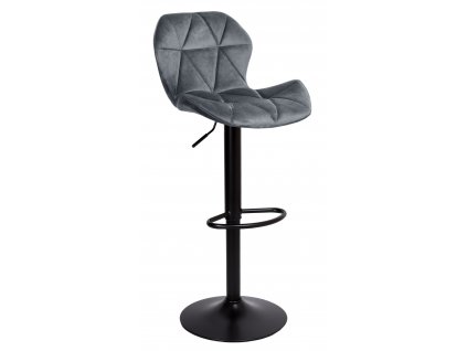 Via Domo - Barová židle Tiglio - šedá - 46x106x35 cm