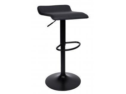 Oasi Casa - Barová židle Eso - černá/červená - 64-85x38x42 cm