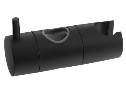 Držák pro sprchovou tyč 23mm, ABS/černá