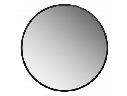 Via Domo - Zrcadlo v kovovém rámu Dolce - černá - 50x50 cm