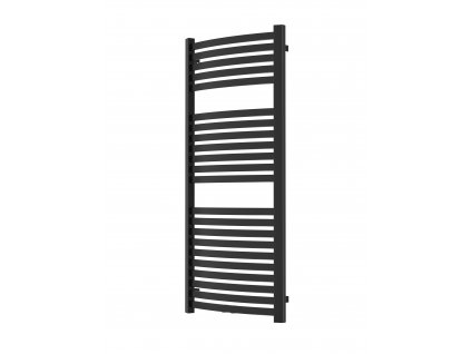 Koupelnový radiátor  - boční připojení - 538W - černá - 1200x540mm