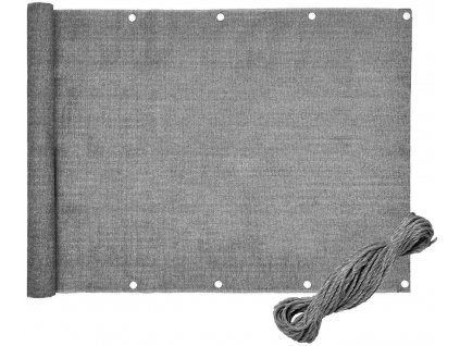 Bluegarden - Balkónová zástěna - šedá - 500x150 cm