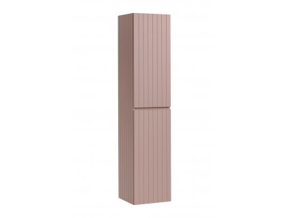 Via Domo - Koupelnová skříňka vysoká Iconic Rose - růžová - 35x160x33 cm