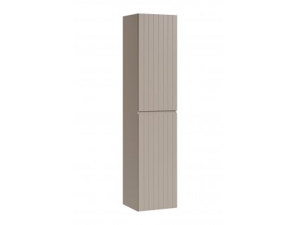 Via Domo - Koupelnová skříňka vysoká Iconic Cashmere - šedá - 35x160x33 cm