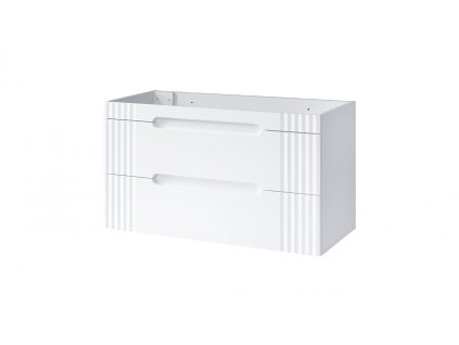 Via Domo - Koupelnová skříňka pod umyvadlo Fiji White - bílá - 120x62x46 cm