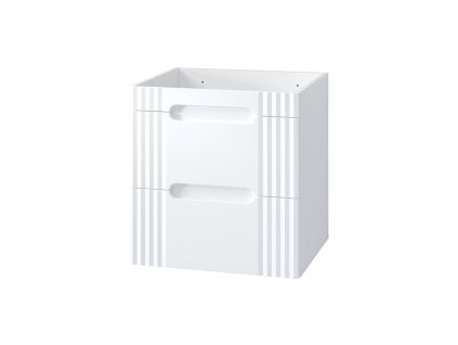 Via Domo - Koupelnová skříňka pod umyvadlo Fiji White - bílá - 60x62x46 cm