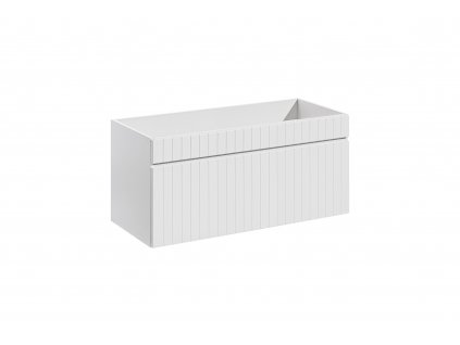 Via Domo - Koupelnová skříňka pod umyvadlo Iconic White - bílá - 100x46x46 cm