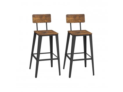 Barová židle Industry - 45,4x102,2x45,4 cm - set 2 ks