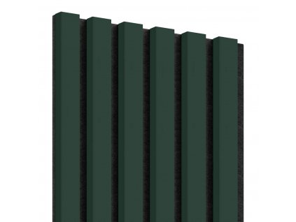 Lamely na černém filcu - lahvově zelená - 30x275 cm
