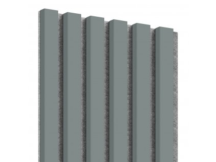 Lamely na šedém filcu - khaki - 30x275 cm