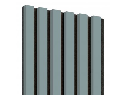 Lamely na černém filcu - skandinávská šedá - 30x275 cm