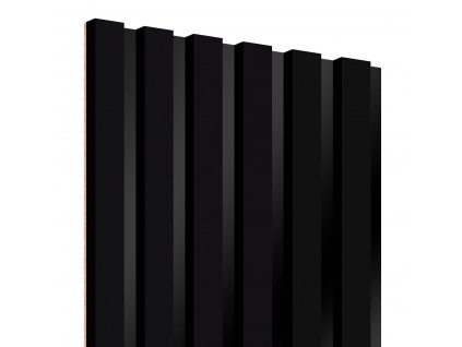 Lamely na černé dřevotřísce - černá - 30x275 cm